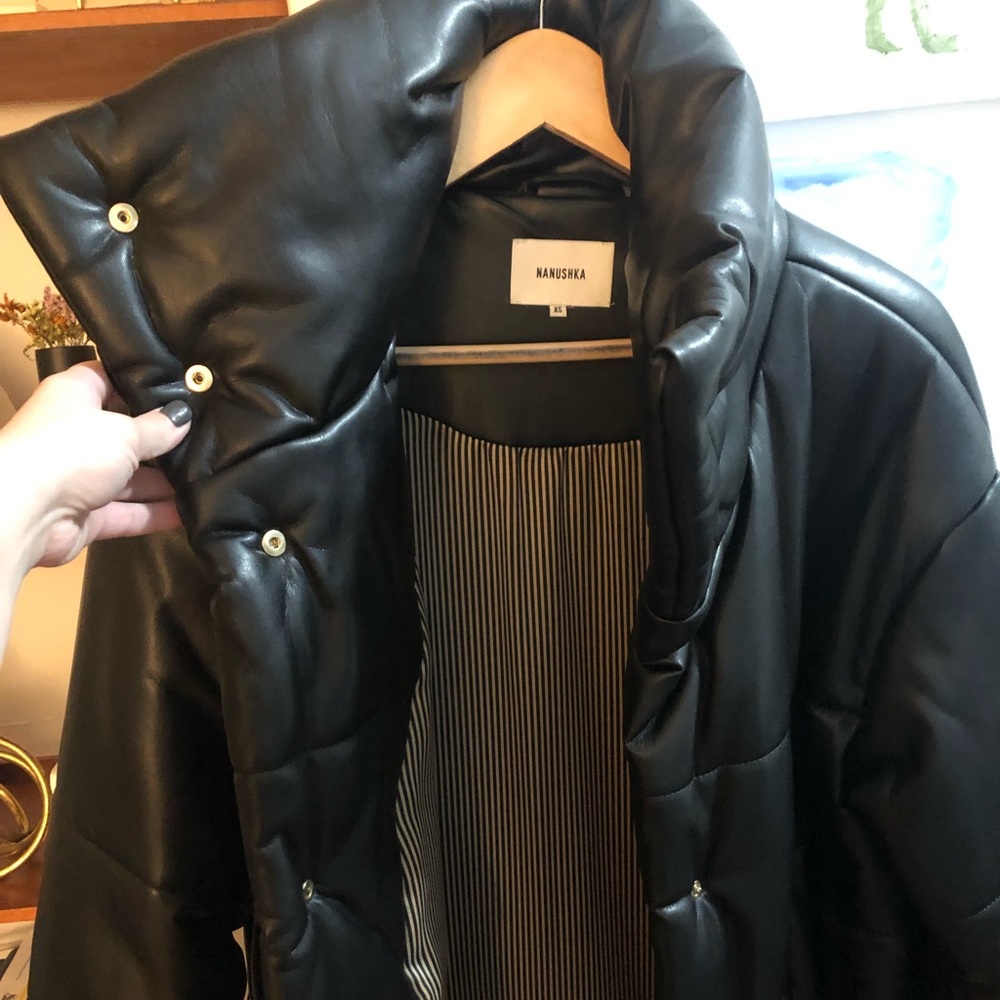 Nanushka Hide Vegan Leather Puffer